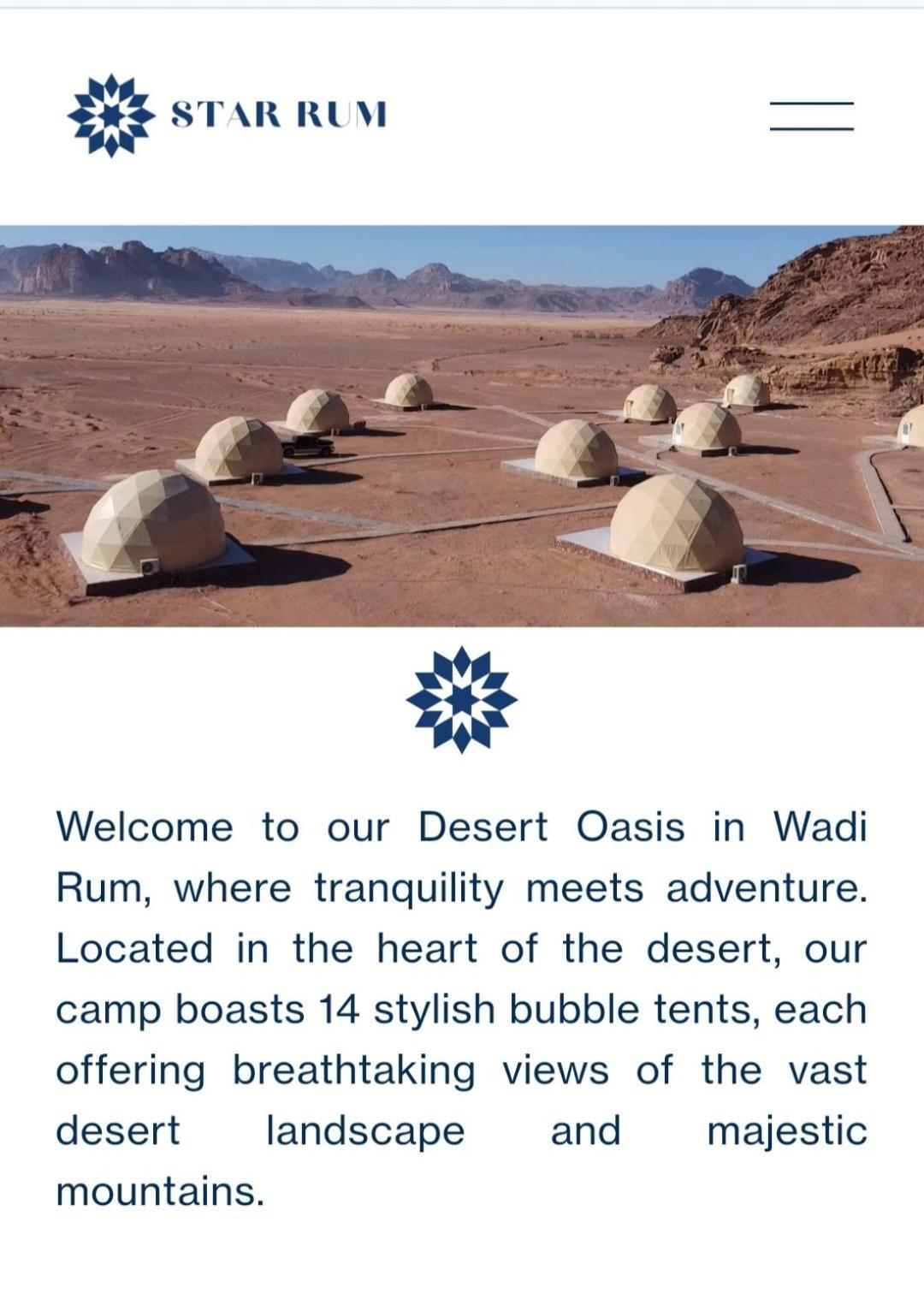 Star Rum Wadi Rum Bagian luar foto